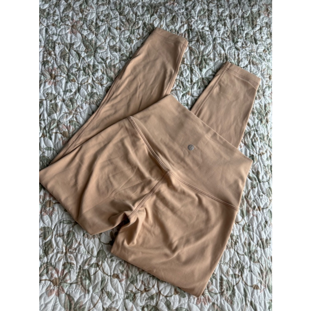 Women's Lululemon Leggings, Size 4, Beige/ nude pink